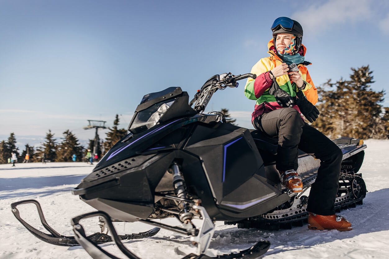woman-on-snowmobile